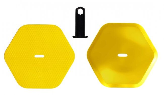 Pro's Pro Hexagon Floor Markers - Znaczniki MIX 6 szt.